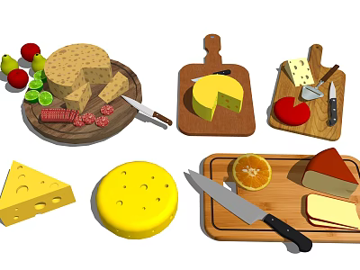 Modern Food 3d model Modern Food 3d model