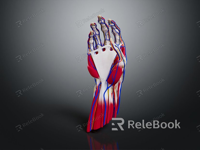 Modern Hand Muscle Human Muscle Muscle model