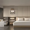 Modern Hotel Guest Room Interior With King Bed Sofa And Neutral Tones