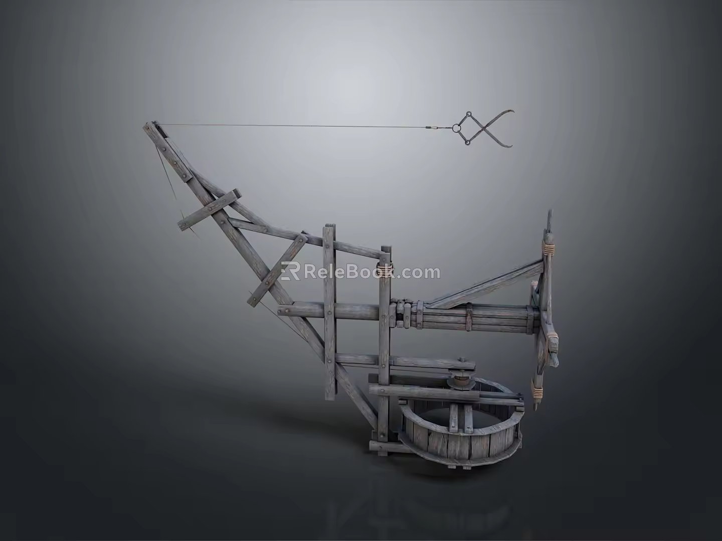 Siege Weapon Siege Vehicle Siege Tower Mobile Tower Mobile Tower Siege Tower Weapon Ancient Weapon 3d model