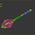 Scepter Ancient Scepter Cane Ancient Scepter Magic Scepter Metal Scepter Classical Scepter Magic Scepter 3d model