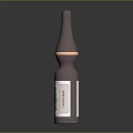 Medical Device Vitamin A Palmitate Glass Vial With Brown Body White Label And Barcode
