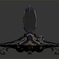 Modern Fighter Fighter Fighter Sci-fi Fighter 3d model