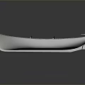 3D Rendered White Small Boat With Two Oars On Dark Background