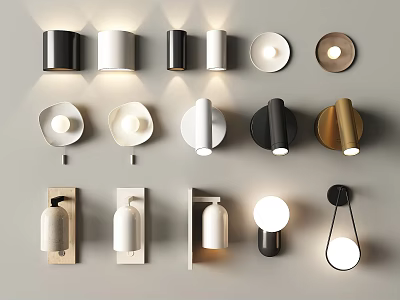 Modern wall lamp bedroom wall lamp living room wall lamp aisle wall lamp decorative wall lamp 3d model