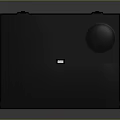 Modern Black Digital Weight Scale With Sleek Surface And Stable Feet For Home Use