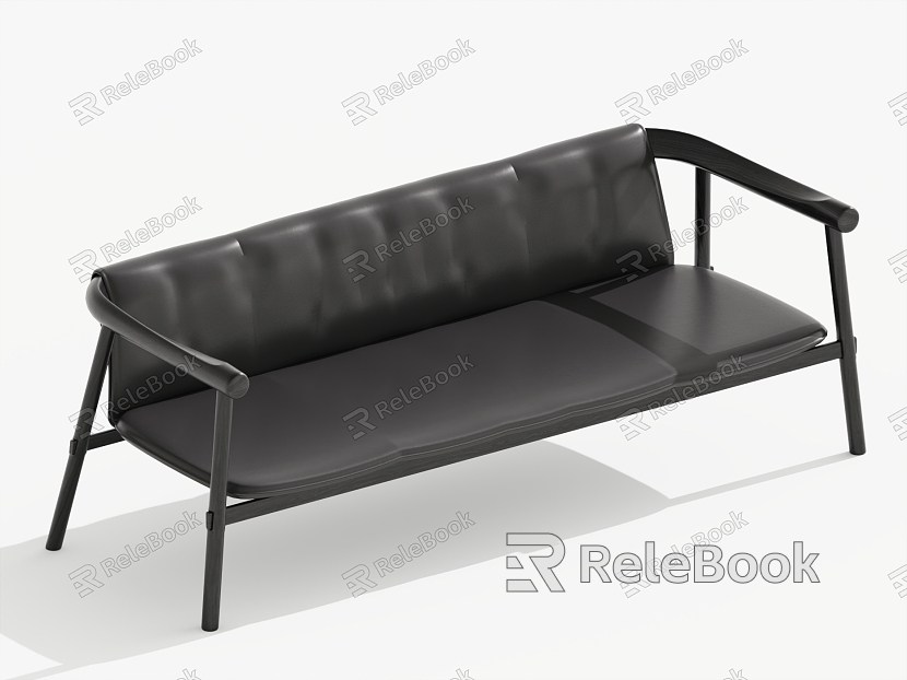 Double sofa Three-seat sofa model