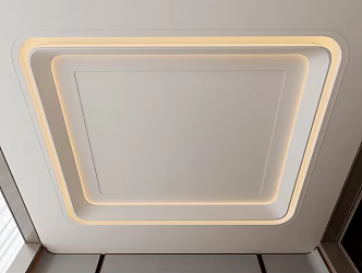 Guest Restaurant Ceiling Special-shaped Ceiling Office Ceiling 3d model