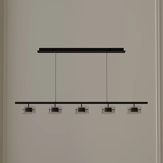 Modern chandelier 3d model