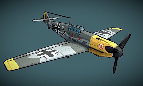 Modern Fighter Cartoon Fighter 3d model