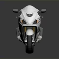Motorcycle Two-wheeled Motorcycle Cross-country Motorcycle Road Race Motorcycle Motor Vehicle Transport 3d model