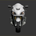 Motorcycle Two-wheeled Motorcycle Cross-country Motorcycle Road Race Motorcycle Motor Vehicle Transport 3d model