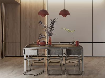 Dining table chair 3d model