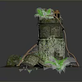 Tower defense sentry tower air defense watchtower observatory tower loft 3d model