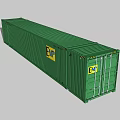 53-foot freight container EMP marine container ocean shipping container 3d model