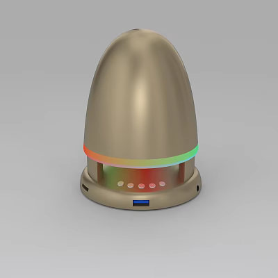 Modern sound small impact 3d model Modern sound small impact 3d model