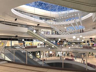 Modern Mall 3d model