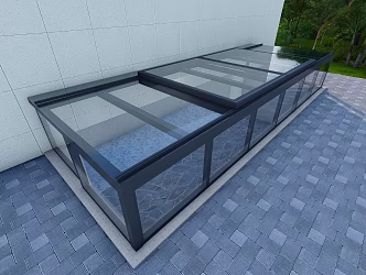 Lighting well translation skylight 3d model