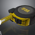 High Quality 5M Tape Measure With Yellow Black Design And Rubber Grip
