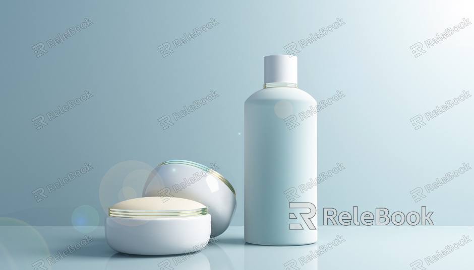 Modern cosmetics cosmetics prototype model