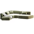 Modern Arc Multiplayer Sofa Collection 3d model