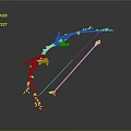 Crossbow Mechanical Crossbow Shift Bow and Arrow Shoot Far Equipment Weapons High-tech Crossbow 3d model