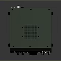 Weapon Control Device with Green Casing Digital Display Frequency Knobs and Control Buttons