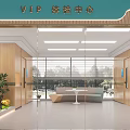 Modern Hospital Outpatient VIP Examination Center Interior