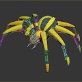 Machine Spider Spider Mechanical Spider Mecha Spider Science Fiction Spider Cyberpunk Spider Cyberpunk Spider 3d model