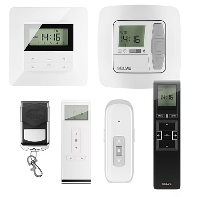 SEVIVE Home Electrical Devices With Digital Display Remote Control And Doorbell 3d model