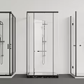 Shower shower partition 3d model
