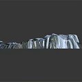 Wood and Stone Decorative Sculpture with Natural Waterfall Texture Design