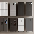 Various Styles Refrigerators Freezers in Different Colors Collection