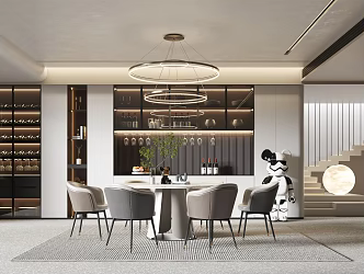 Modern Restaurant 3d model