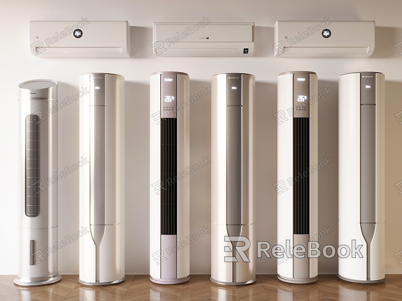 Modern Vertical Cylindrical Air Conditioner Wall Mounted Air Conditioner Intelligent Air Conditioner model