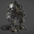 Mecha robot sci-fi robot war machine 3d model