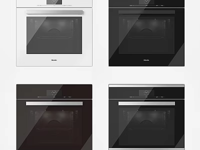 Modern Built In Ovens In Different Colors And Stylish Designs For Kitchen 3d model
