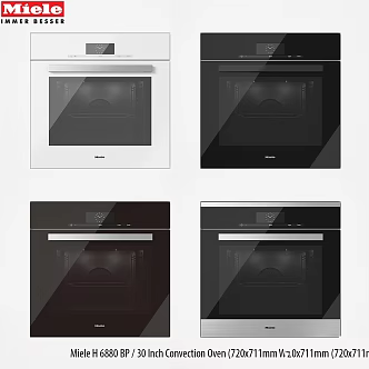 Modern Kitchenware Merle Oven Baking 3d model