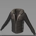 Stylish Leather Jacket With Fur Collar And Functional Pockets For Casual Fashion
