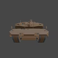 Leopard 2A7 Tank 3d model