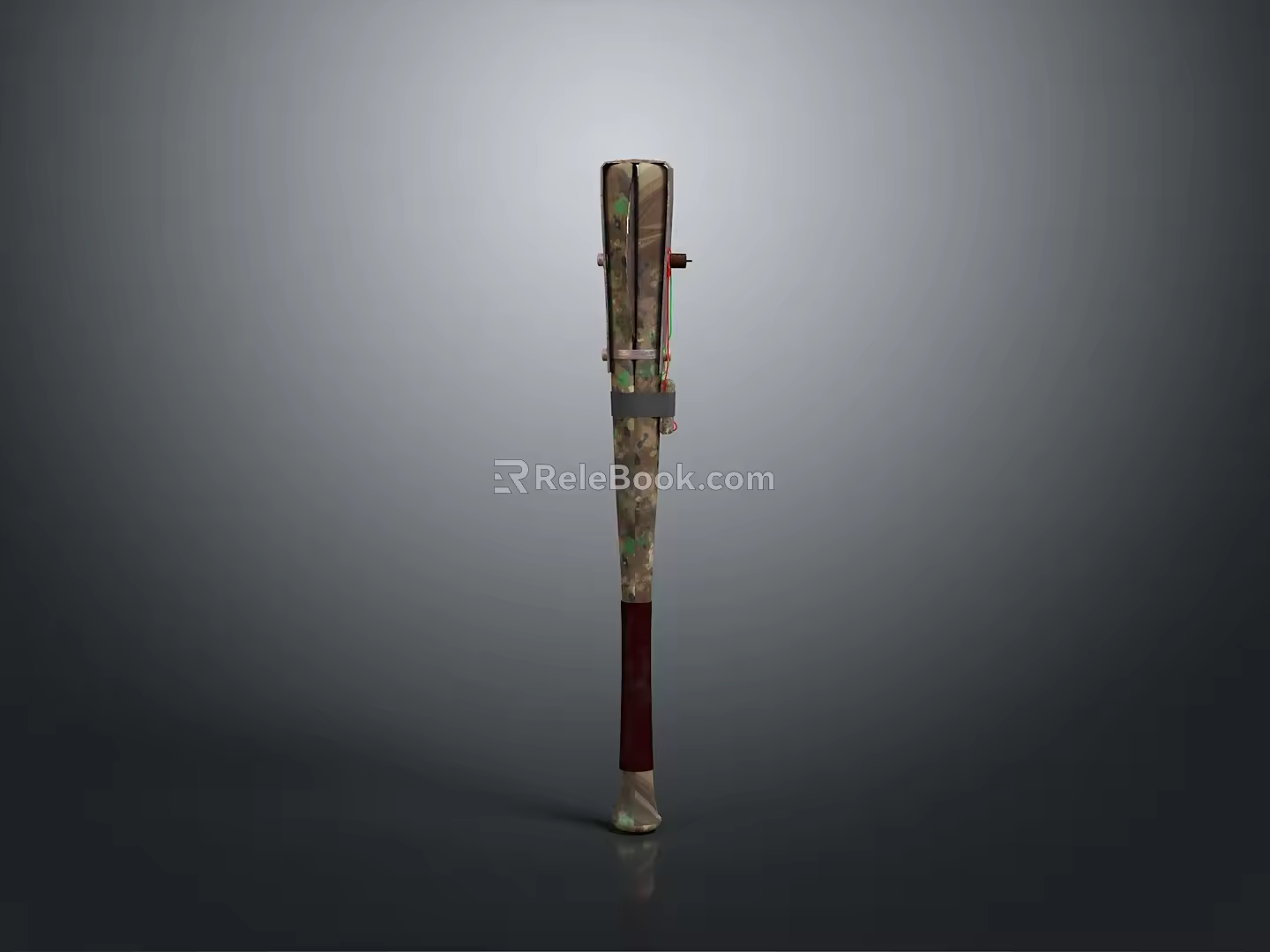 Sci-fi Hammer Sci-fi Stick Mace Sci-fi Weapon Ancient Weapon Hammer Cold Weapon Medieval Item 3d model