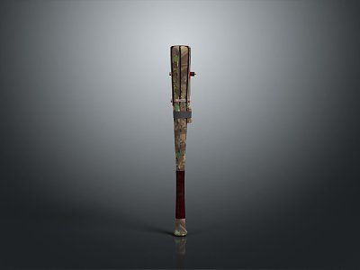 Sci-fi Hammer Sci-fi Stick Mace Sci-fi Weapon Ancient Weapon Hammer Cold Weapon Medieval Item 3d model