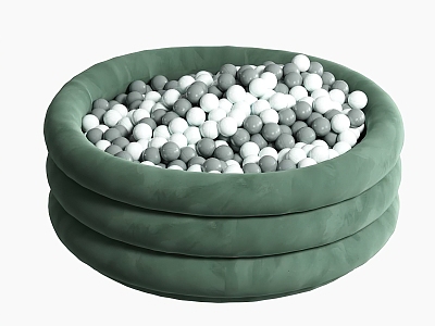 Modern Ball Basket 3d model