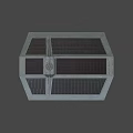 Detailed TIE Fighter Model With Twin Ion Engines And Angular Wings Design