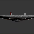 Retro Shield Badge 3d model