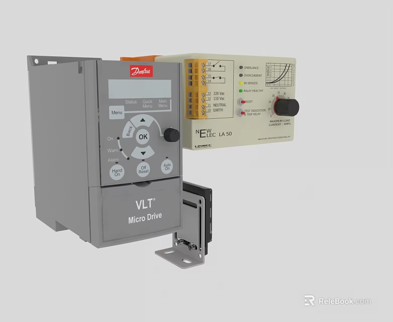 Swing Door Control System With Danfoss VLT Micro Drive And TEC Controller 3d model 