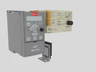 Swing Door Control System With Danfoss VLT Micro Drive And TEC Controller 3d model