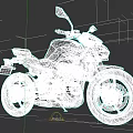 Modern Black and Green Motorcycle With Sporty Design And Sleek Features