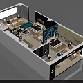 Bedroom Furniture Showroom Interior With Multiple Bed Sets And Rugs