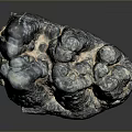 Rock Block Rock Block Rock Specimen Boulder Big Stone Block Rock Stratum Rock Stratum Rock Stratum Rock 3d model